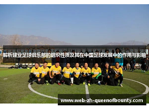 解析建业足球俱乐部的组织性质及其在中国足球发展中的作用与影响
