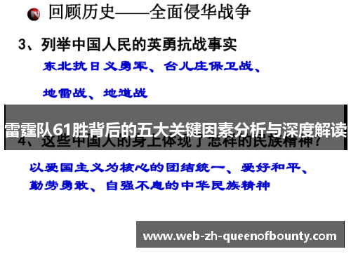 雷霆队61胜背后的五大关键因素分析与深度解读